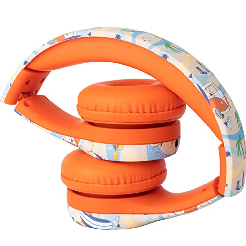 Snug Play+ Kids Headphones – Volume Limited 93dB for Safe Listening – Foldable, Durable Headphones for Toddlers, Boys & Girls – Tangle-Free Cord – Ideal for Travel, School, Tablets - Beach - Image 2