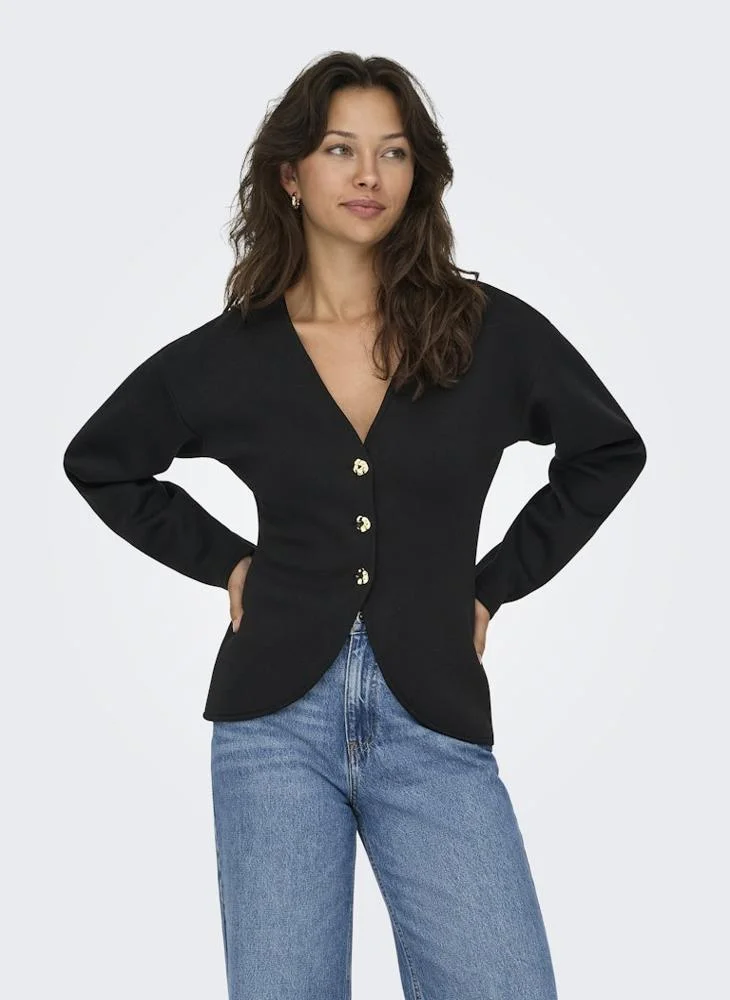 ONLY Onlnaomi Buttoned Long Sleeve Cardigan