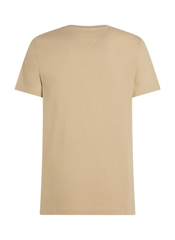 TOMMY HILFIGER - Slim T-Shirt With Embroidered Logo - Image 1