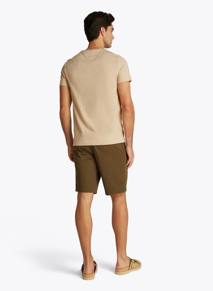 TOMMY HILFIGER - Slim T-Shirt With Embroidered Logo - Image 1