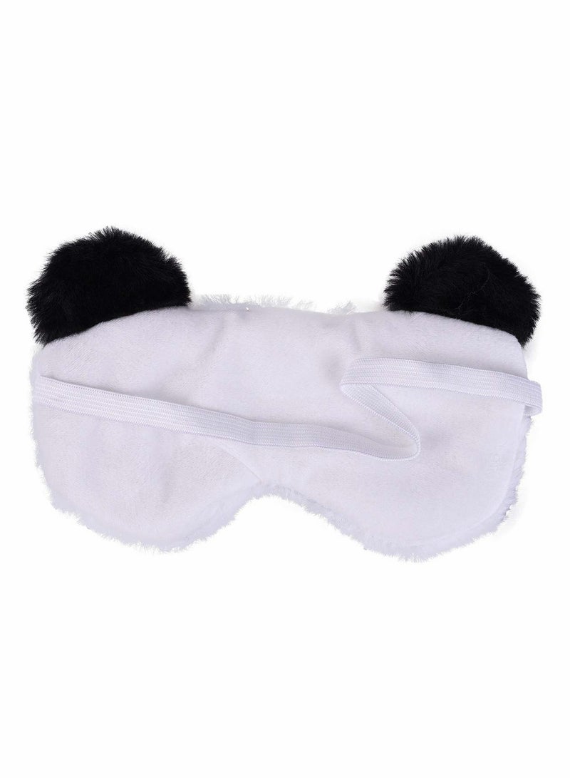 Cute Panda Sleeping Mask, MAKINGTEC Soft Fluffy Plush Blindfold Funny Novelty Animal Sleep Mask Eye Cover Eyeshade for Kids Girls Boys Women Men Night Nap Travel Meditation - Image 3