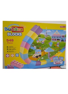 Generic Building Blocks Building Toy for Kids, 548 Pieces, Multicolor 