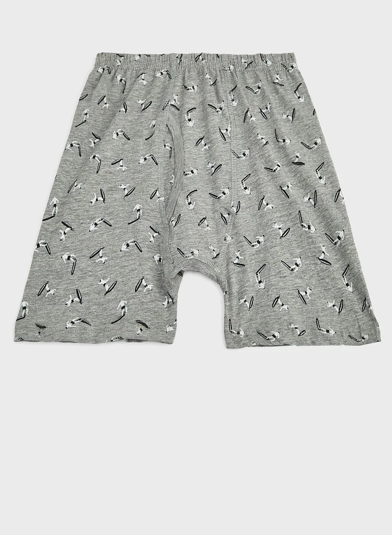 Pinata Pack Of 5 Printed Boys Boxer