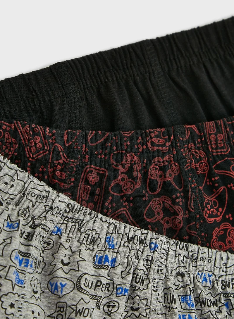 Pinata Pack Of 5 Printed Boys Boxer