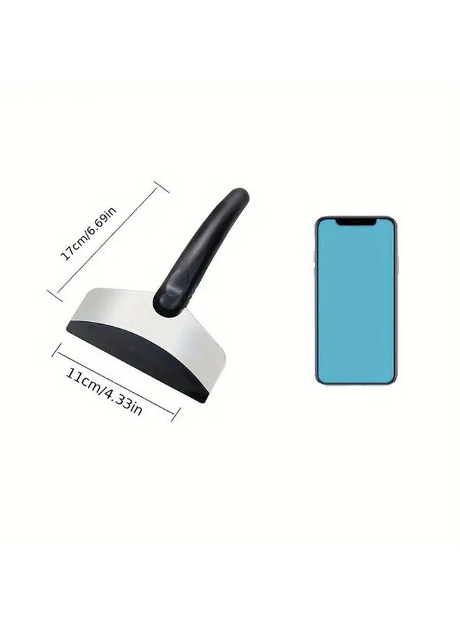 Black Stainless Steel Car Snow Shovel Windshield Ice Removal Tool Winter 1pc - Image 5