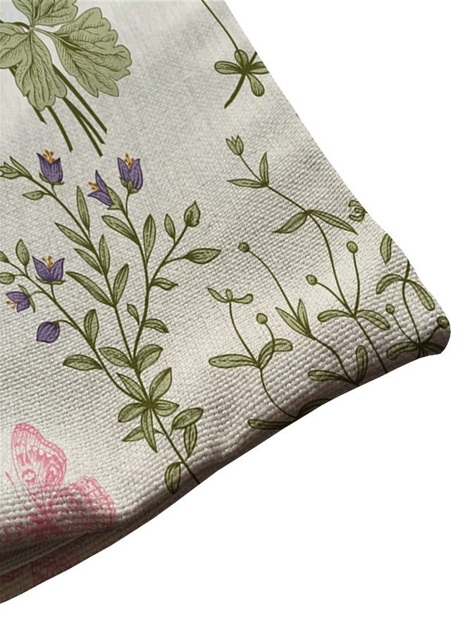 Solekla Vintage Garden Plants with Herbs Flowers Botanical Cotton Linen Decorative Throw Pillow Case Cushion Cover Pillowcase for Couch Sofa Bed,12 X 20 Inches - Image 5