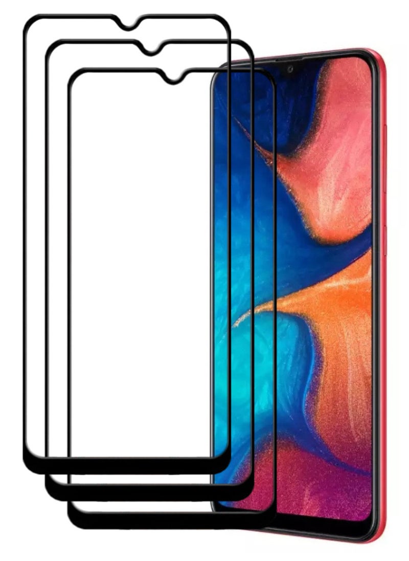 ACLIX 3 Pieces Antistatic ESD Dustproof Premium Quality High Definition Tempered Glass Screen Protector Designed For Samsung Galaxy A20 - Image 1