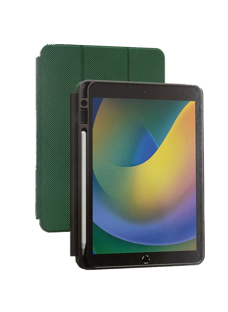 GREEN LION iPad 9 (10.2 inches) Hogo Premium Case with Pencil Holder, Green Lion  - Image 1
