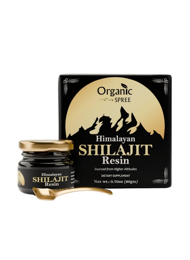 Organic Spree Pure Himalayan Shilajit Resin 20gm (0.70oz) Pure Himalayan Resin with 85+ Trace Minerals, 75%+ Fulvic Acid, Supports Energy, Recovery, Immune Function, and Overall Health (1) - Image 1