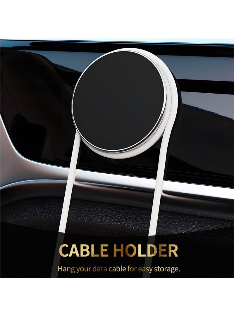 Captaintech Magnetic Phone Car Mount, Dashboard Phone Holder for Car, Nano Adhesive, Super Strong Magnets, 360° Rotation, Universal Compatibility for Iphone, Samsung, Lg, Gps, Fits All Smartphones - Image 5