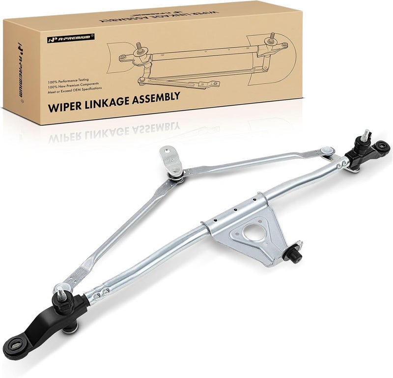 A-Premium Front Windshield Wiper Linkage Assembly Compatible with Jeep Wrangler 2007-2016 V6 3.6L 3.8L - Image 1
