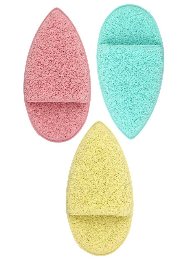 MeSkin Facial Cleansing Sponges - Deep Pore Cleansing, Blackhead Removal, Exfoliation - Drop Shape Puff, All Skin Types, Reusable, Eco-Friendly Skincare Tools (Multicolor, Pack of 1) - Image 1