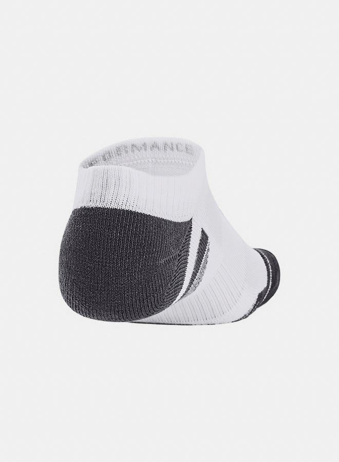 UNDER ARMOUR Unisex UA Performance Tech 3-Pack No Show Socks - Image 2