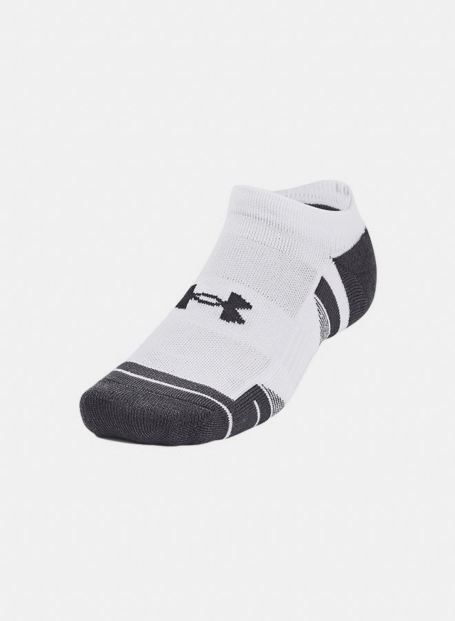 UNDER ARMOUR Unisex UA Performance Tech 3-Pack No Show Socks - Image 1