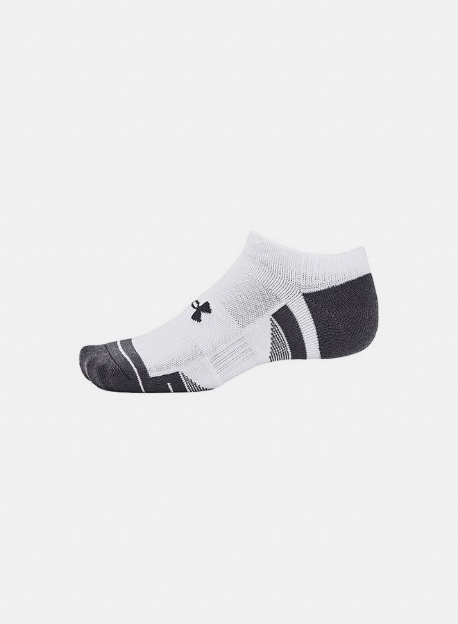 UNDER ARMOUR Unisex UA Performance Tech 3-Pack No Show Socks - Image 4
