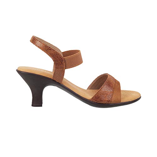 Mochi Womens Synthetic Brown Sandals (Size (5 UK (38 EU)) - Image 2