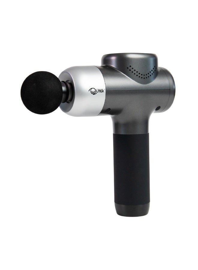 Qutek Quiet Deep Tissue Massage Gun, Portable Electric Handheld Muscle Massager for Muscle Relaxation and Post-Workout Recovery, Suitable for Neck, Back, Legs and Body - Image 1