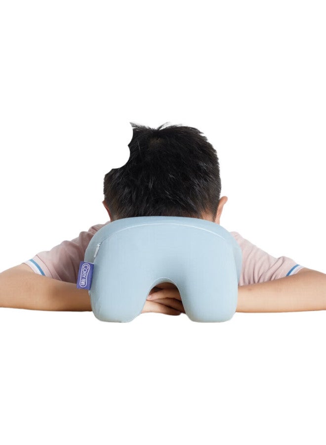 Cory Keyun Nap Pillow, Elementary School Student Hugging Pillow, Children'S Prone Sleeping Pillow, Portable Nap Pillow For Office, Nap Aid, Bamboo Charcoal Blue - Image 3