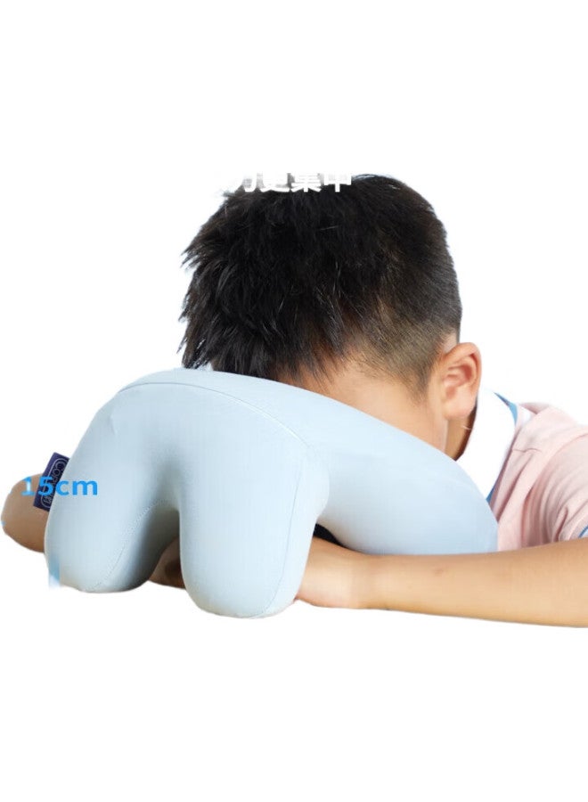 Cory Keyun Nap Pillow, Elementary School Student Hugging Pillow, Children'S Prone Sleeping Pillow, Portable Nap Pillow For Office, Nap Aid, Bamboo Charcoal Blue - Image 1