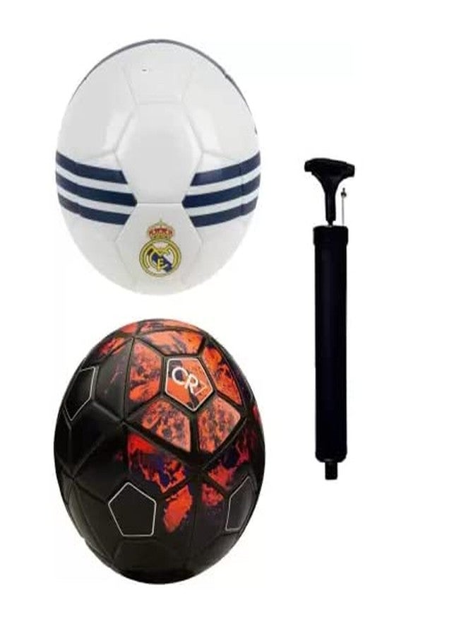 WIKIGO CR7 & White Madrid with Pump Football - Image 1