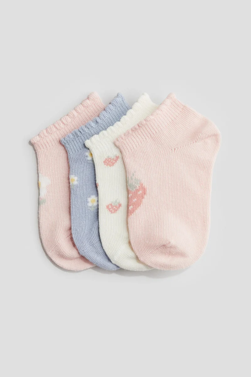 اتش اند ام 4-pack shaftless socks