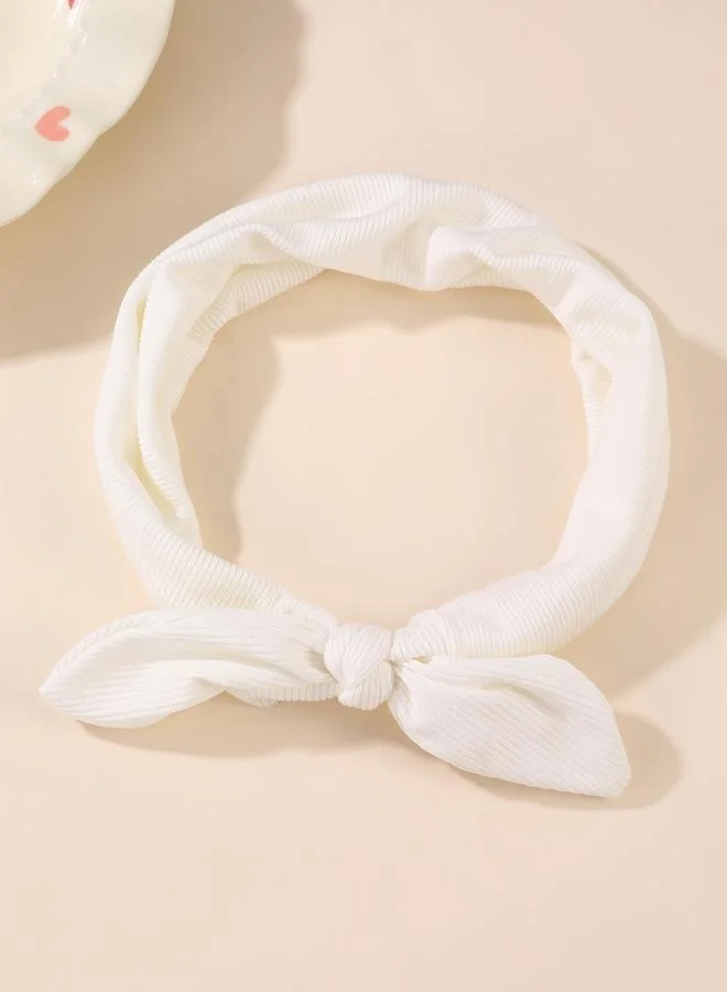 Take Two White Rabbit Ear Headband