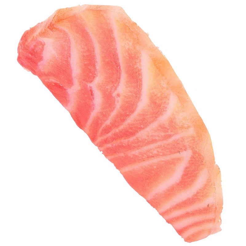 Realistic Simulation Salmon Slice Model 10 Inch Kitchen Prop Home Decor - Image 2