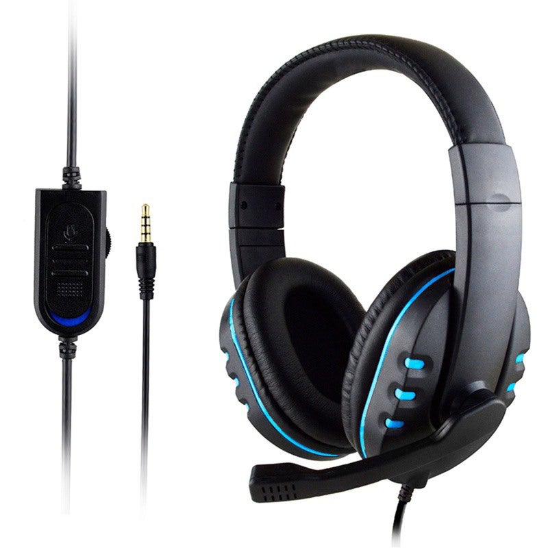 Kubite Gaming Headphones Blue 40Mm Speakers Soft Thick Noise Canceling Ear Muffs - Adjustable Omnidirectional Mic Telescopic Headband Immersive Audio for Pro Gamers & Casual Players - Image 5