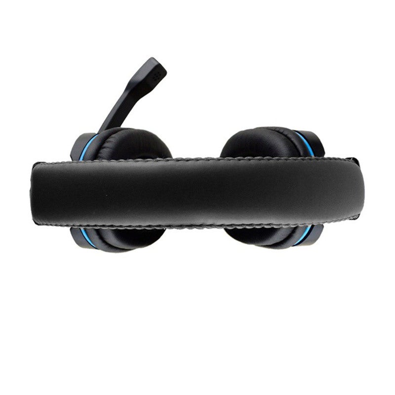 Kubite Gaming Headphones Blue 40Mm Speakers Soft Thick Noise Canceling Ear Muffs - Adjustable Omnidirectional Mic Telescopic Headband Immersive Audio for Pro Gamers & Casual Players - Image 4