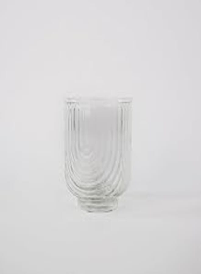 360 Degree Classic Iced Coffee Glass Cup for Water Or Juice, 370 ml Capacity 