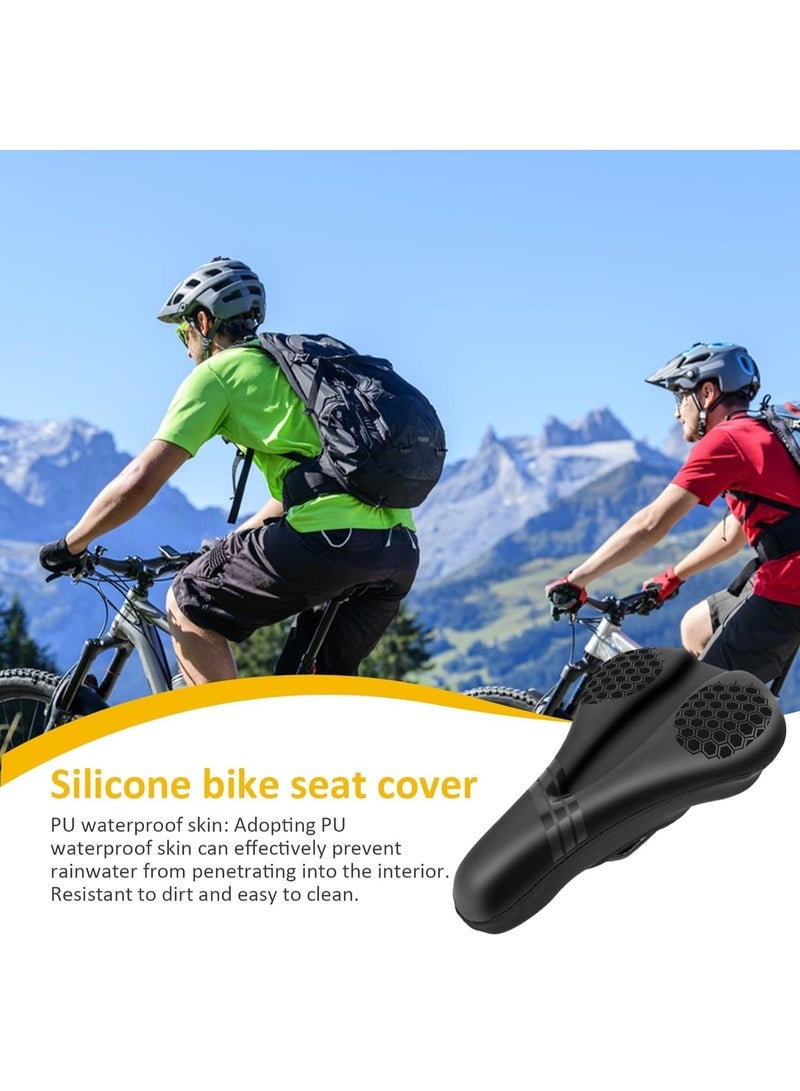 ESLNF Bike Seat Cover | ComforJHJJHJHJJHJJFNtable Sponge Wrap Bike Seat Covers, Bike Replacements for Tricycle, Folding Bikes, Mountain Bike, Road Bike, Speed Bike Optimism  - Image 4
