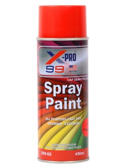 Red Orange spray Paint