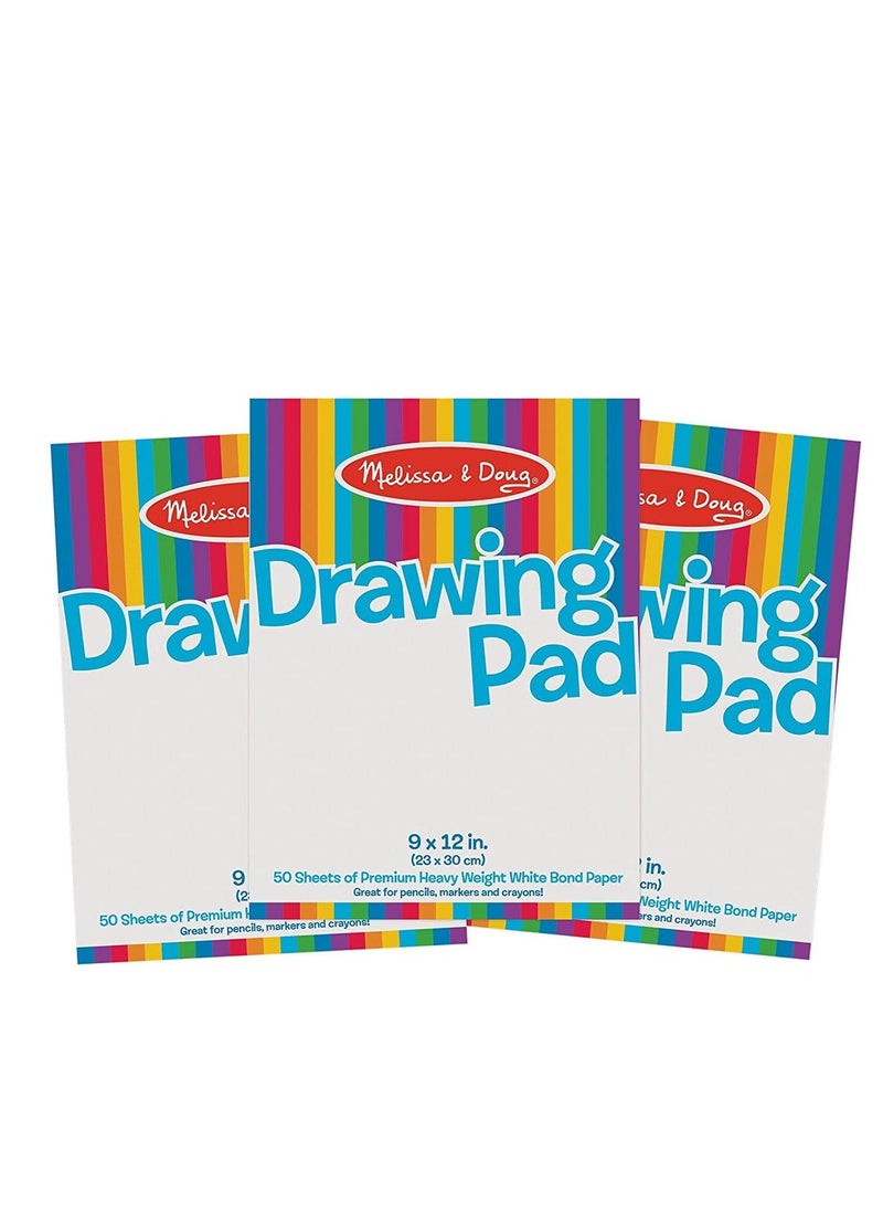 Melissa & Doug Drawing Paper Pad Bundle Multi Color Pack of 3 - Image 1