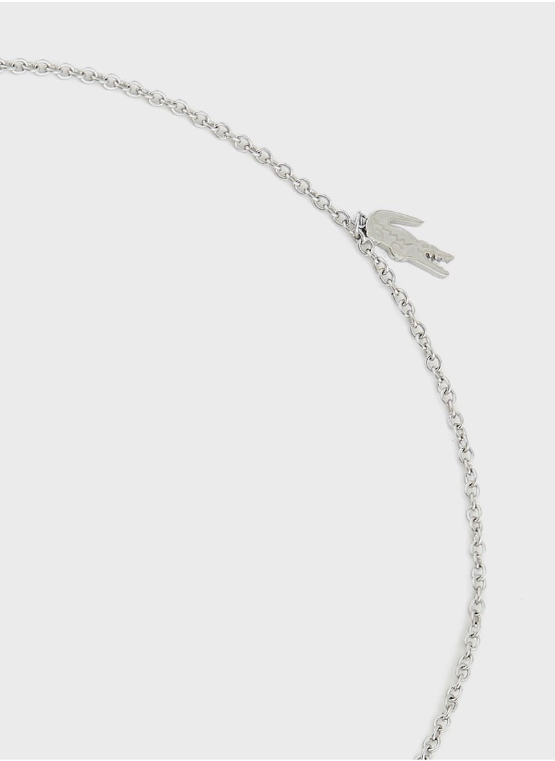 LACOSTE - Stainless Short Necklace - Image 1