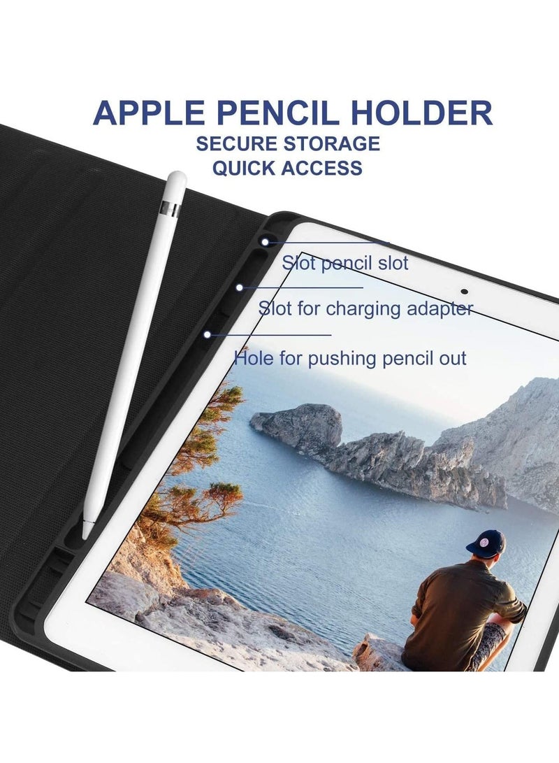 TIGER iPad Air 3rd Generation Case with Keyboard, Case with Pencil Holder and Touchpad, Wireless Keyboard with Bluetooth, Smart Folio Leather Cover for iPad Air 3 2020/iPad 8th/7th10.2 inch. - Image 3