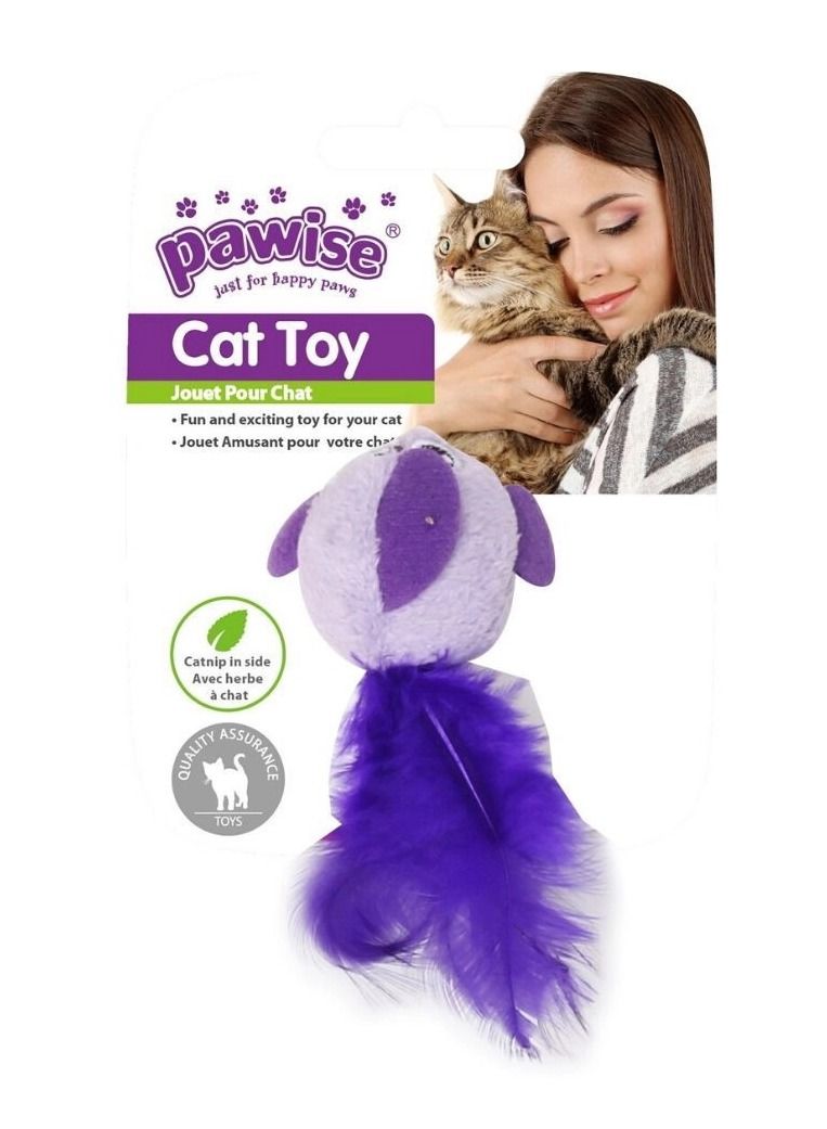 Pawise Bird Shape Cat Toy (Assorted Colors) 1 Piece - Image 2