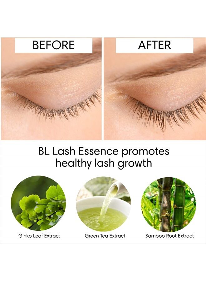 bl BL BL Lash Essence Eyelash Growth Serum for longer, thicker, healthier eyelashes. Moisturizes and conditions thin, brittle lashes. Lash professional's Clear Mascara for eyelash extension aftercare, 10ml - Image 3
