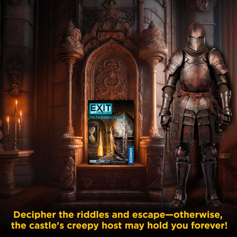 Thames & Kosmos Exit: The Forbidden Castle | Exit: The Game - A Kosmos Game | Family-Friendly, Card-Based at-Home Escape Room Experience for 1 to 4 Players, Ages 12+ - Image 5