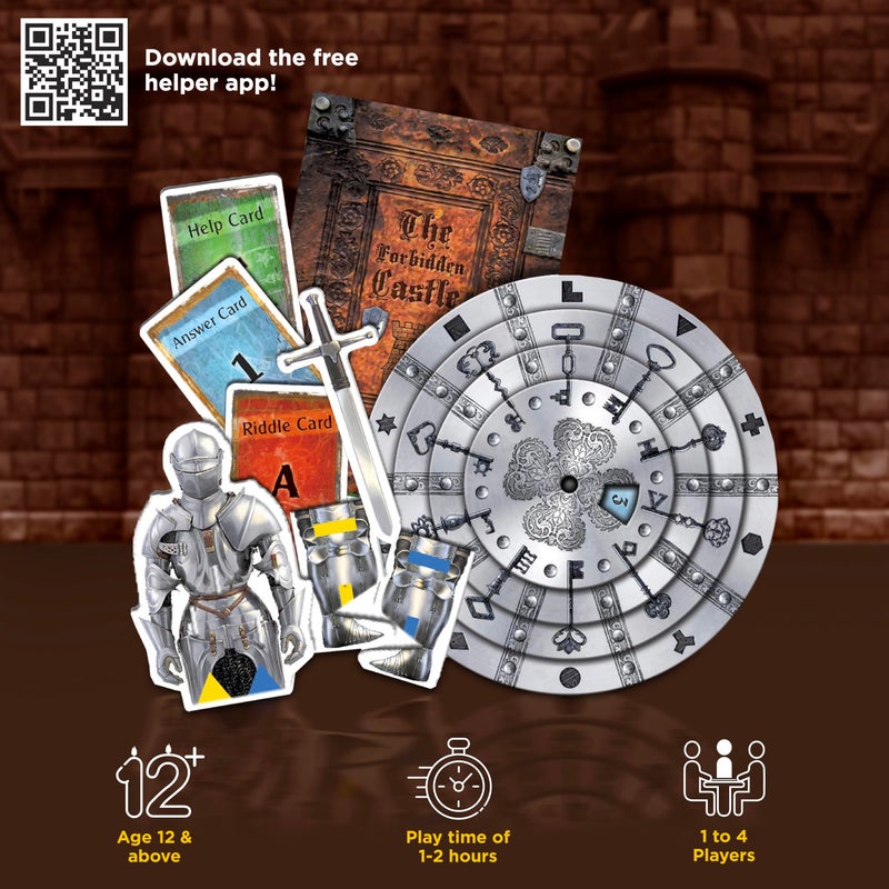 Thames & Kosmos Exit: The Forbidden Castle | Exit: The Game - A Kosmos Game | Family-Friendly, Card-Based at-Home Escape Room Experience for 1 to 4 Players, Ages 12+ - Image 2