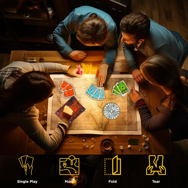 Thames & Kosmos Exit: The Forbidden Castle | Exit: The Game - A Kosmos Game | Family-Friendly, Card-Based at-Home Escape Room Experience for 1 to 4 Players, Ages 12+ - Image 4