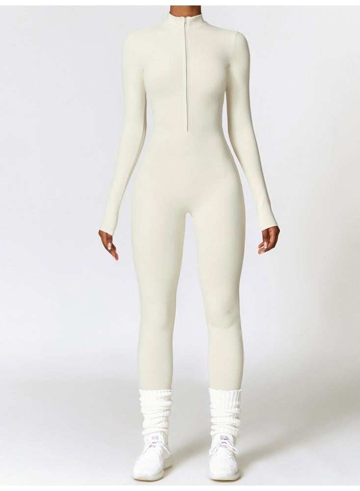 general Winter Warm Jumpsuits Women Zipper Long Sleeve Romper - Image 3