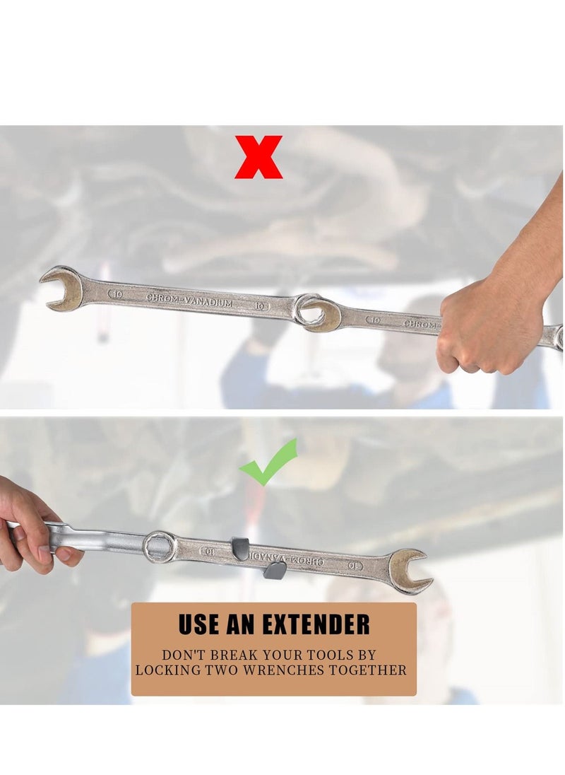 Y&D - Wrench Extender Tool for Mechanics, Garage, and Handyman, 15 Inch Torque Amplifier Extension with 1/2 Hole Wrenches - Image 1