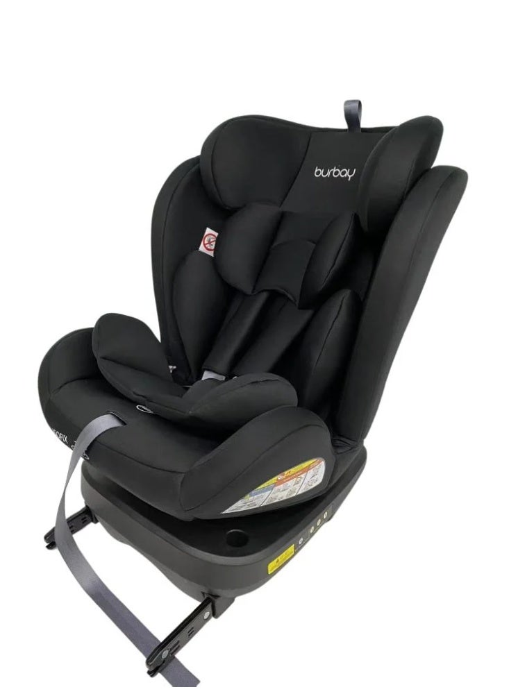 بورباي مقعد سيارة بزاوية 360 درجة مع نظام تثبيت ISOFIX من بورباي - من حديثي الولادة إلى 6 سنوات - Image 4