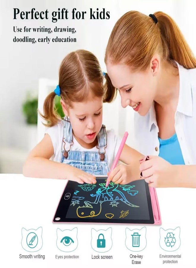 FUBIX LCD Writing Tablet for Kids 8.5 Inch E- Note pad | Magic Slate with Stylus Pen | Screen-Free Toys for Learning, Drawing and Fun-Play Activities (Multicolor) - Image 4