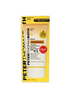 PETER THOMAS ROTH Peter Thomas Roth | Max Mineral Tinted Sunscreen Broad Spectrum SPF 45 | Tinted Moisturizer with SPF, Water-Resistant Mineral Sunscreen For Sensitive Skin, 1.7 Fl Oz. (Pack of 1)  - Image 5