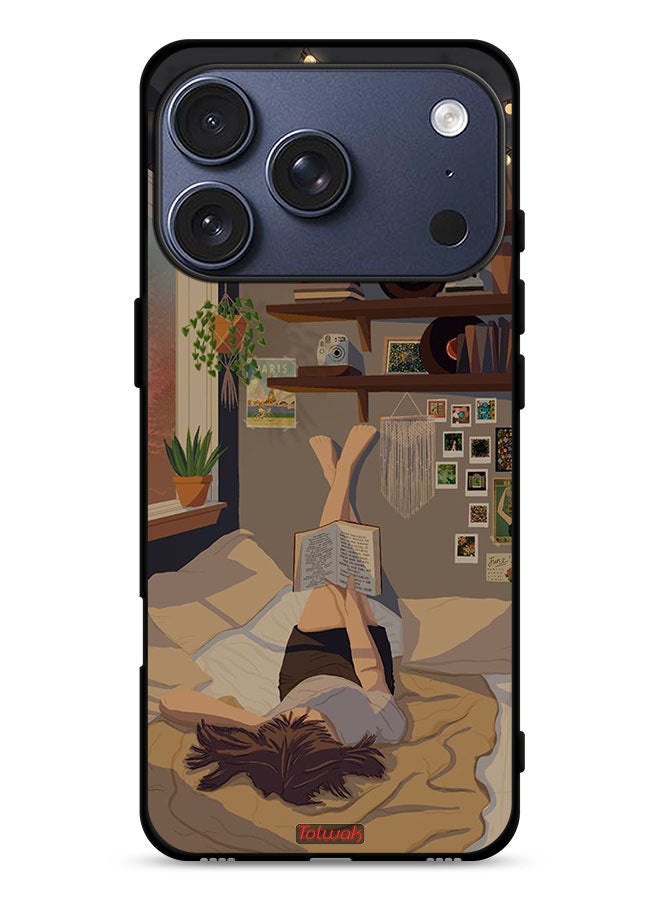Tolwak Apple iPhone 17 Pro Protective Case Cover Studying Art - Image 1