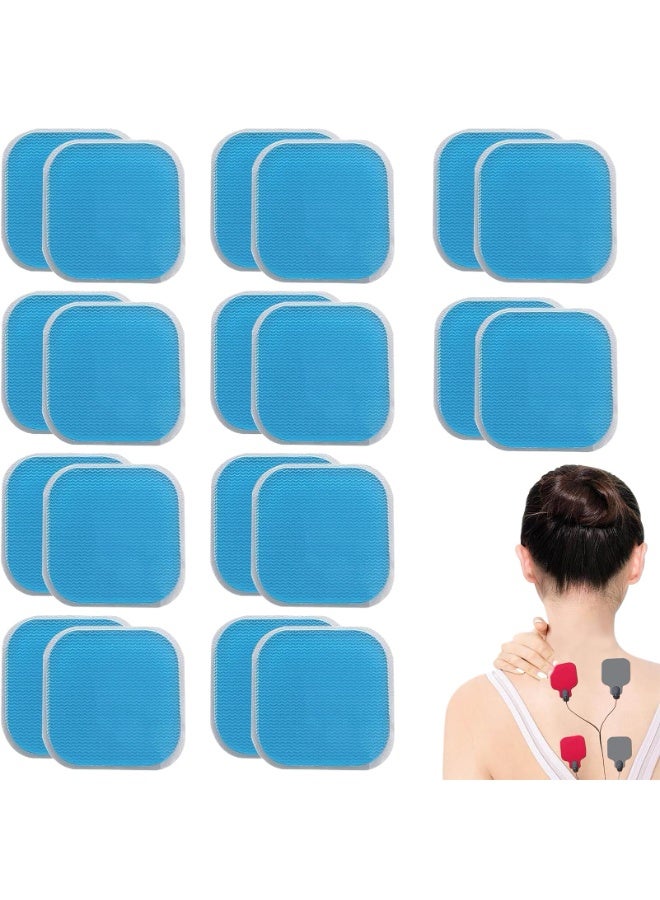 OSHIMA Replacement Gel Pads, Compatible with Beurer EM 59 Heat Devices, 45 x 45 mm Electrode Pads for Abdominal Trainer, Applicable to Beurer-EM 59 Gel Replacement - Image 1