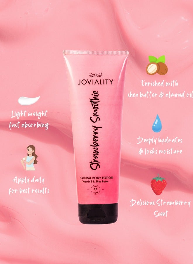 جوفيالتي ستروبيري سموثي بادي لوشن من جوفياليتي 240مل - Image 3