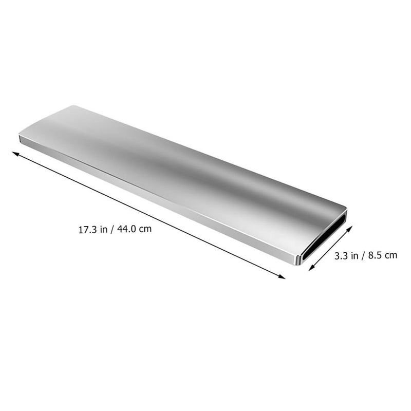 Ergonomic Aluminum Alloy Keyboard Wrist Rest With Non Slip Base For Comfortable Typing And Gaming - Image 3