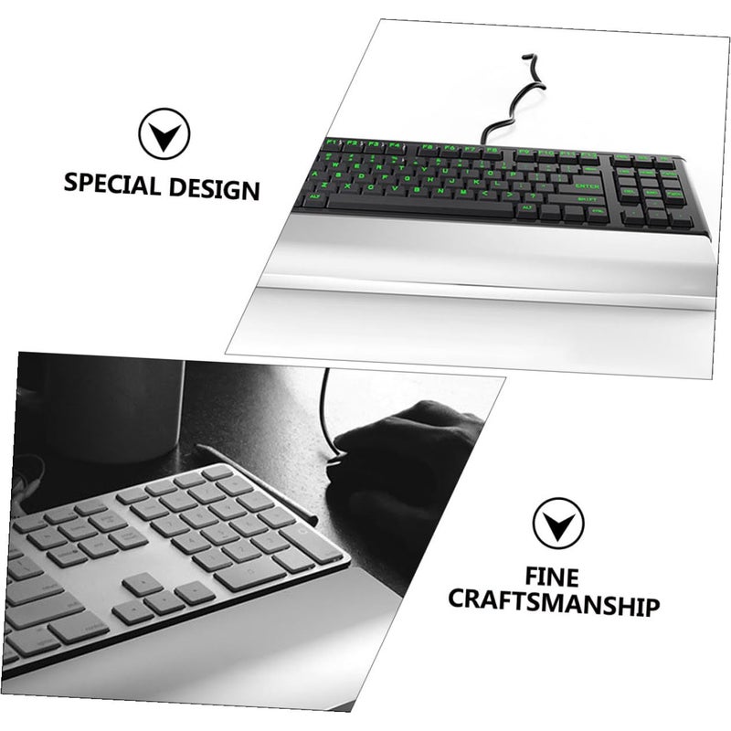 Ergonomic Aluminum Alloy Keyboard Wrist Rest With Non Slip Base For Comfortable Typing And Gaming - Image 4